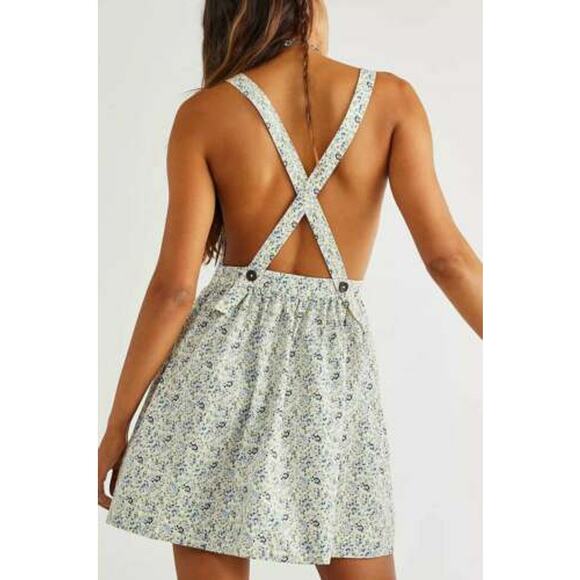 NWT Free People floral petunia c tea combo womens medium cottagecore coquette - Picture 2 of 11